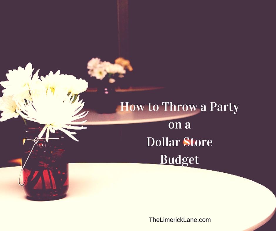 How to throw a party for cheap.