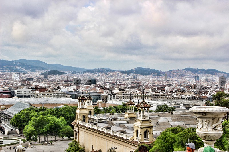 View overlooking Barcelona.