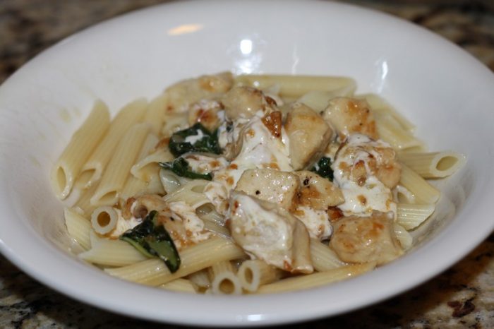 Recipes: Basil Chicken and Pasta