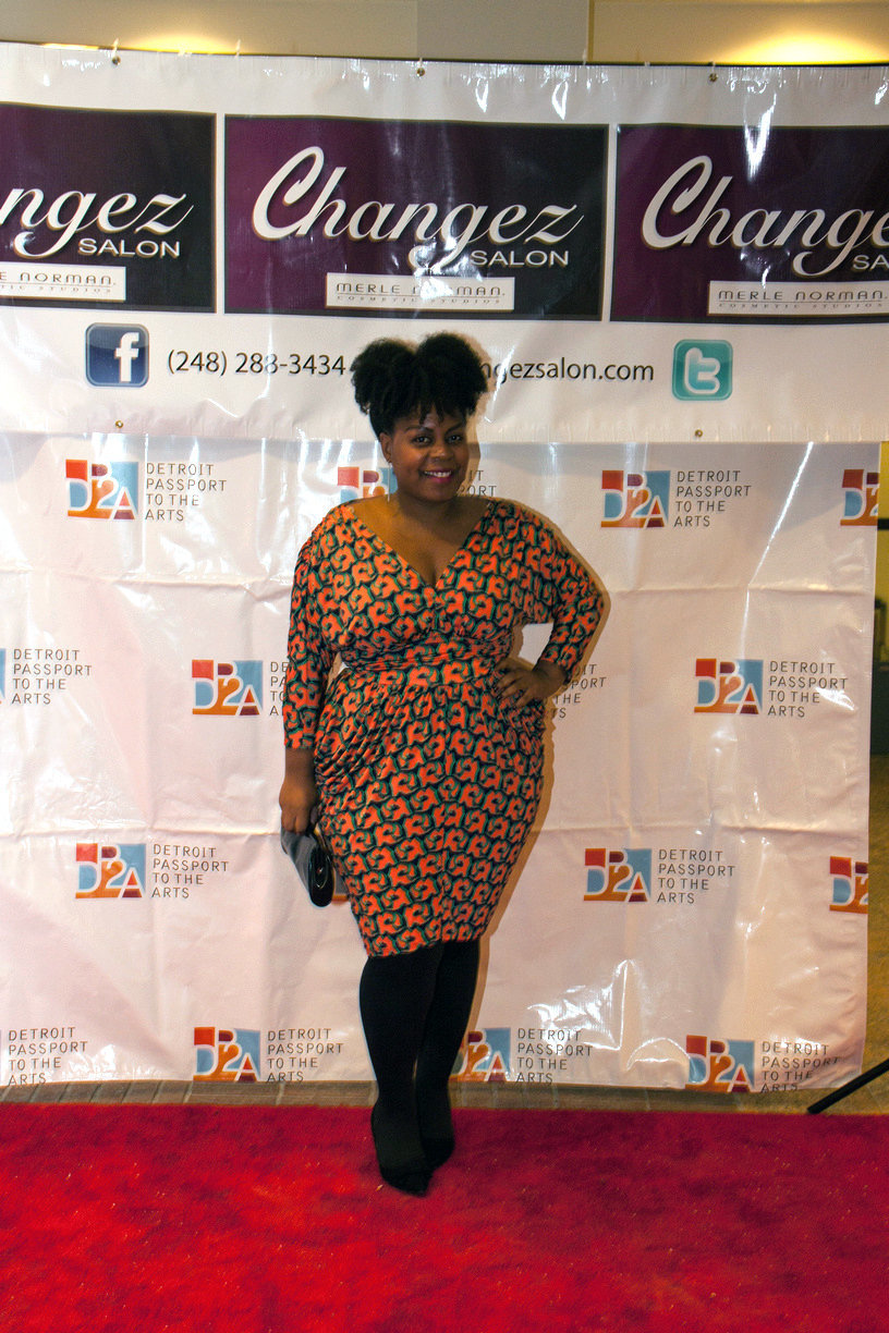 Fashion to Figure Dress at DP2A event